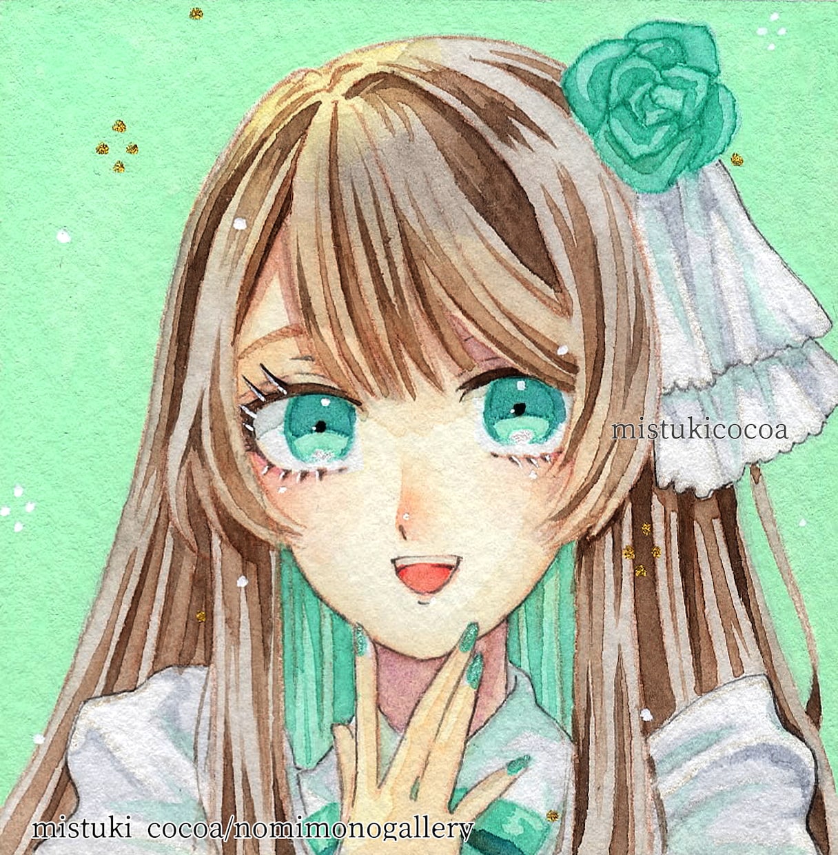 水彩イラストでのキャラクターイラスト描きます あなたの素敵なキャラクターを水彩イラストで表現します イメージ8