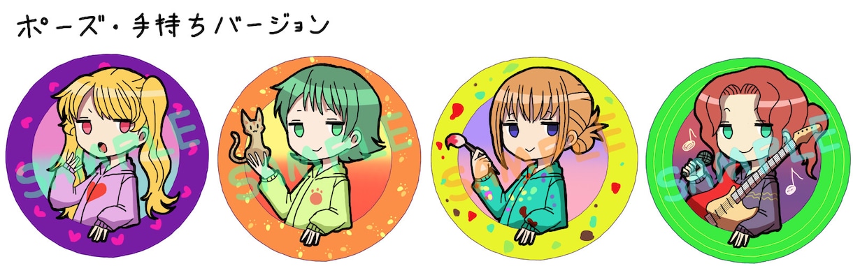 パーカーアイコン描きます パーカーを着たイラスト描きます イメージ2