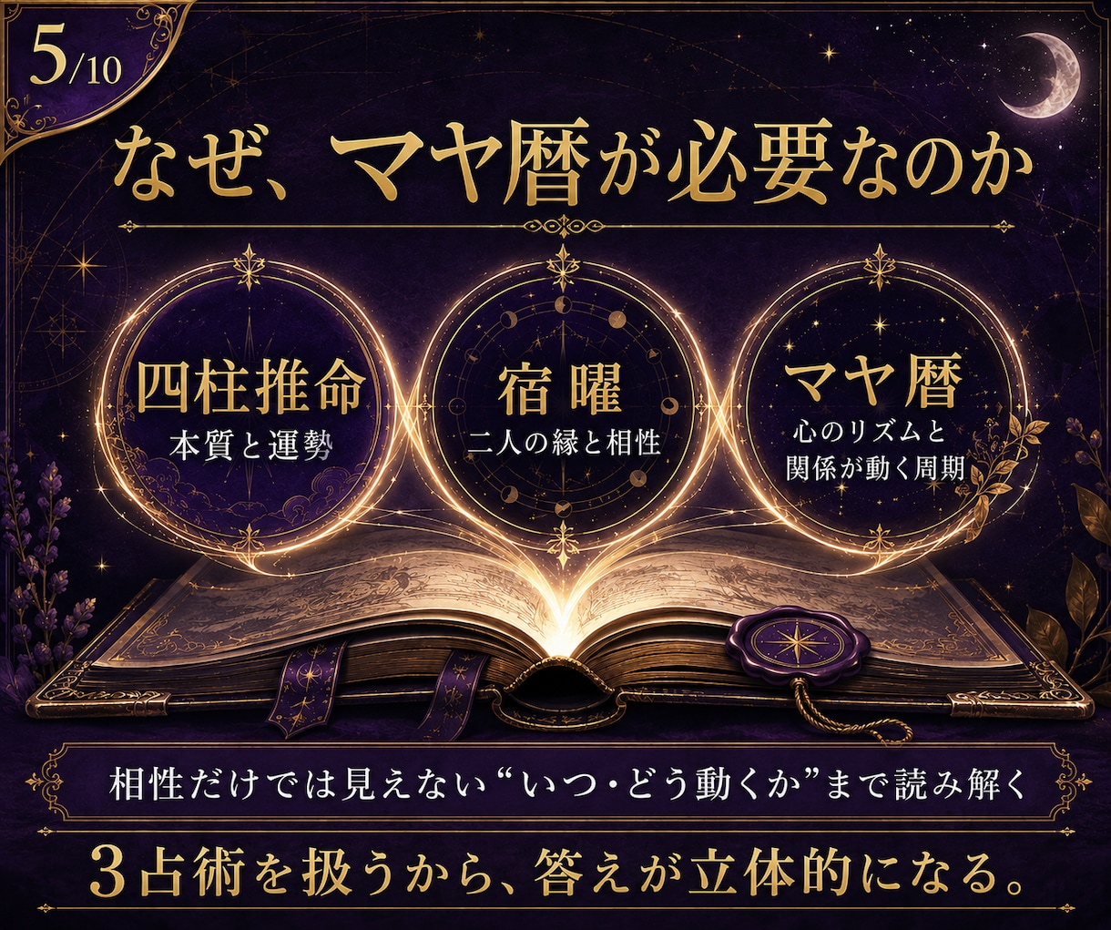 3つの占術で彼の本音と二人の宿縁を読み解きます 二人の生年月日に刻まれた、恋の意味と未来を読み解く イメージ5