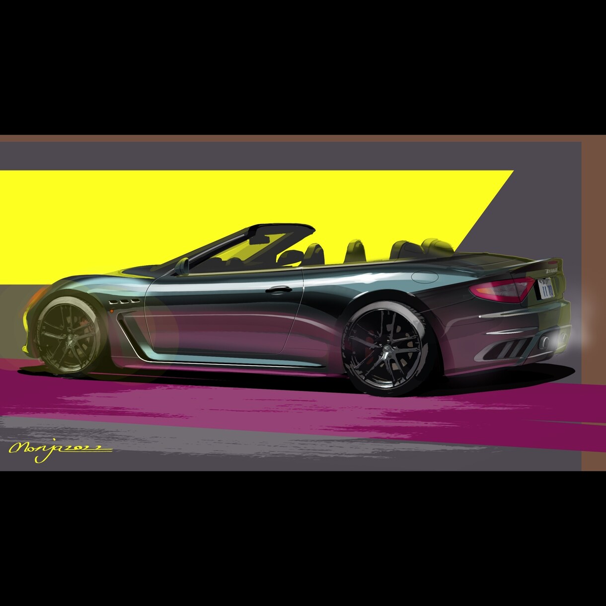 あなたの愛車・バイクのアートイラストを描きます カーデザイナーが愛車のデジタルアートイラストをお描きします! イメージ4