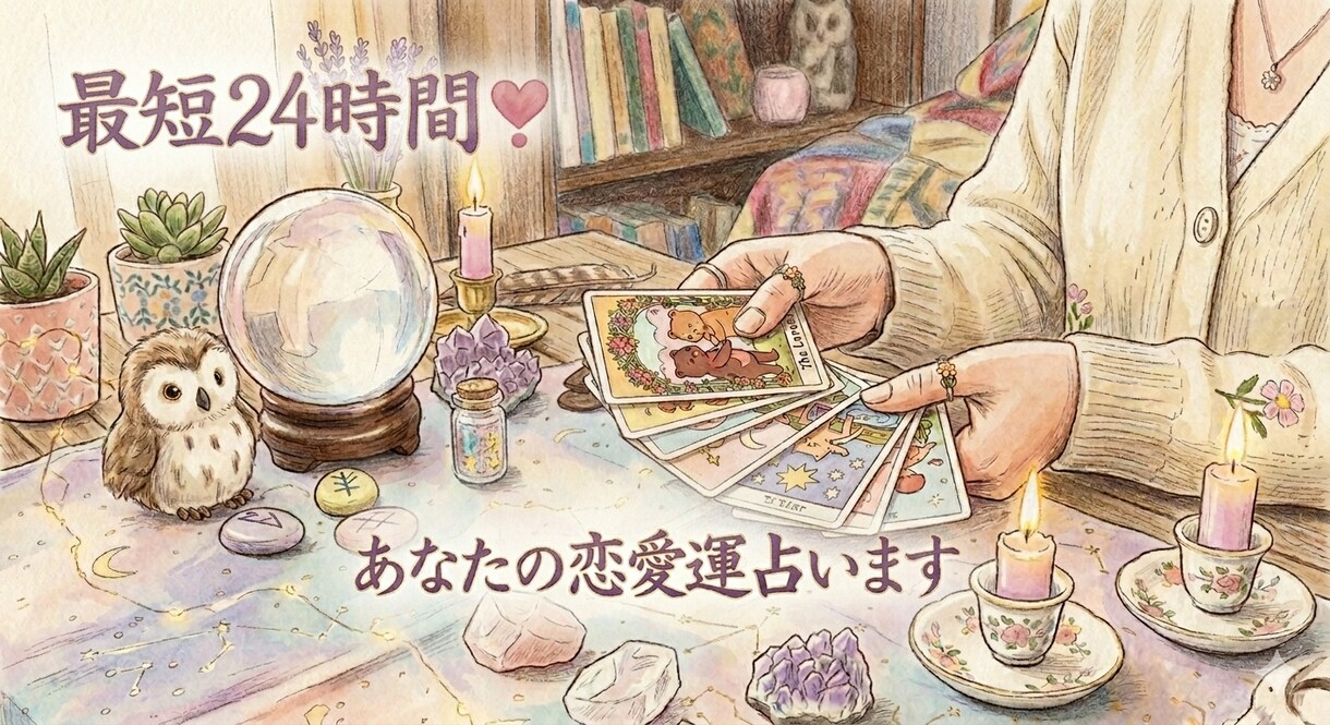 最短24時間❣️あなたの恋愛運占います 相性占い・恋愛傾向・相手との距離感・復縁傾向・結婚向きか等✨ イメージ1