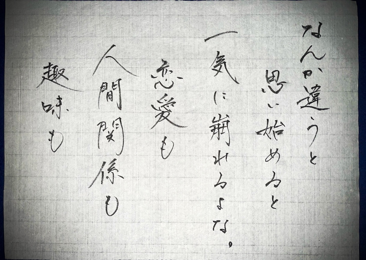 貴方の氏名の中の好きな1文字を書かせて頂きます 何を渡そうと考えて悩んでる方や、あと一つ何か付け加えたい方 イメージ4