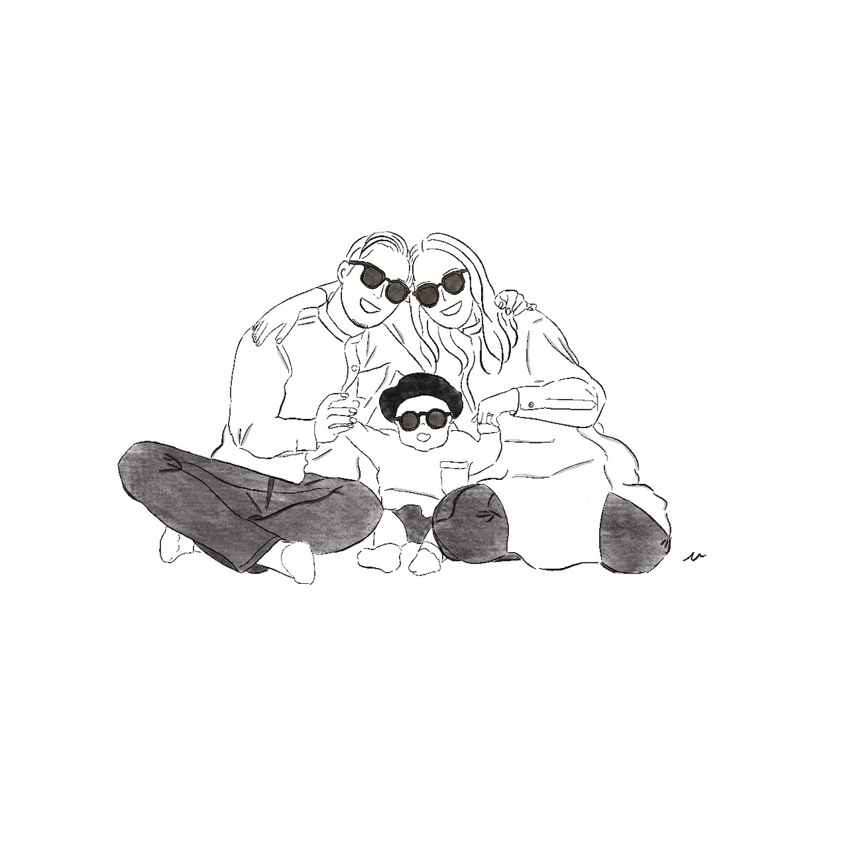シンプルな線画イラスト描きます 再開しました！いろんなシーンでのイラストも◎ イメージ5
