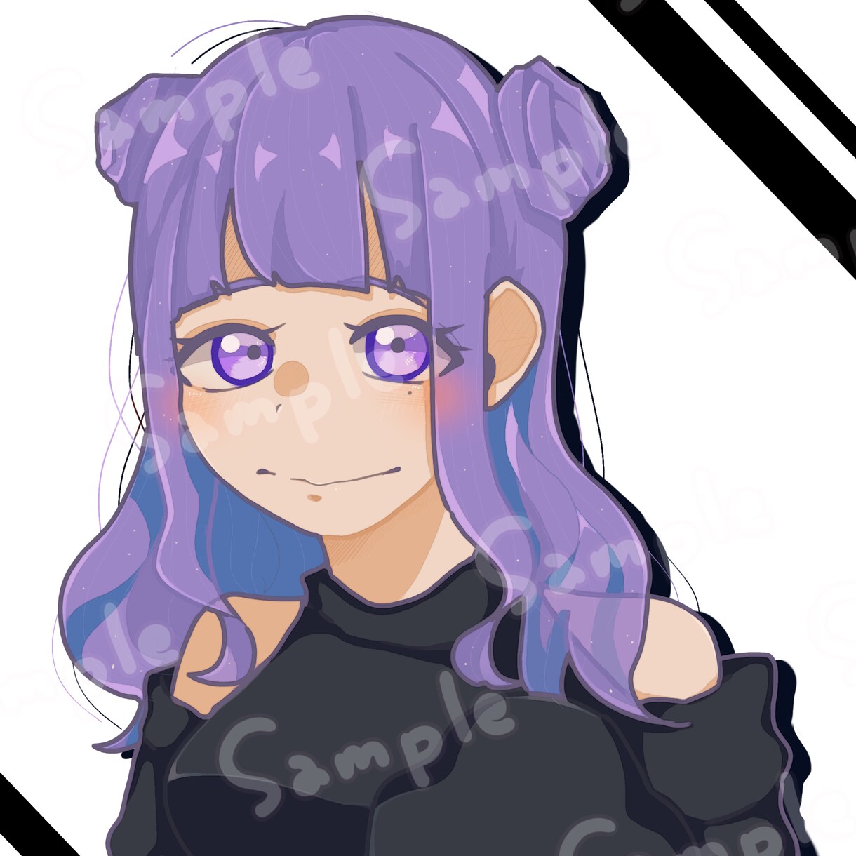 SNSアイコン描かせていただきます 早い、安い、かわいいをモットーに⸜♡⸝ イメージ1