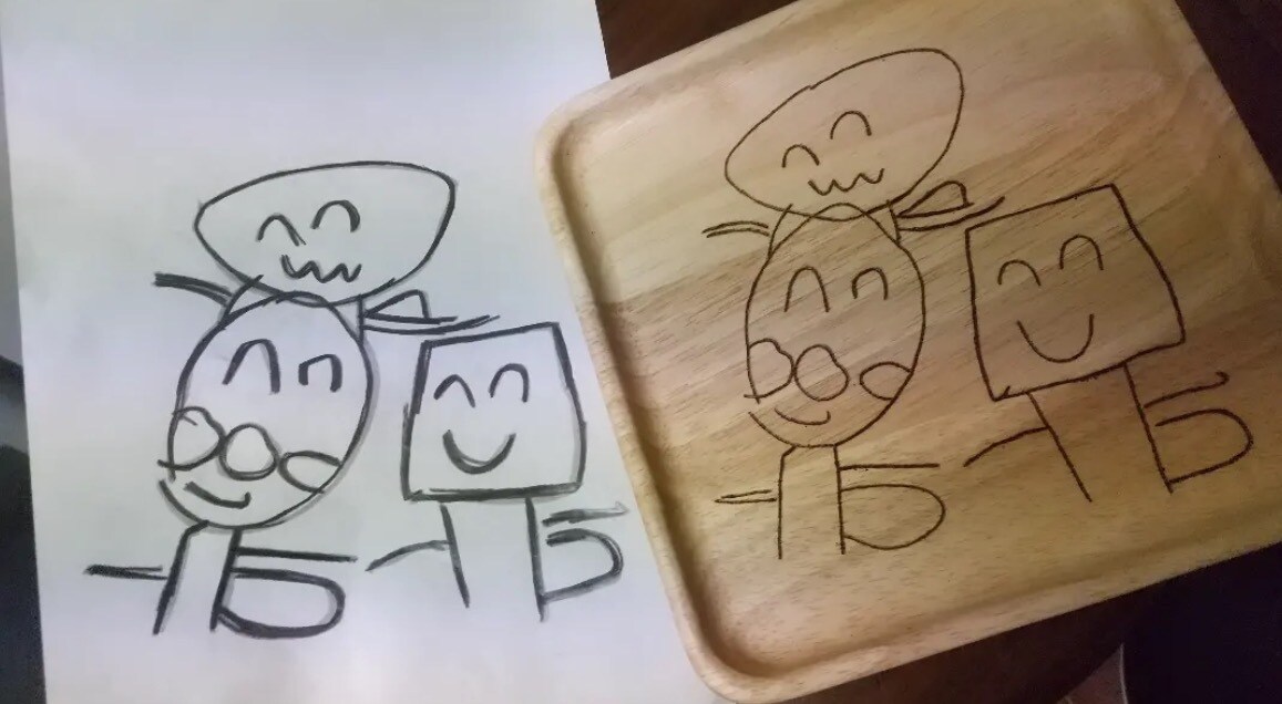 ウッドバーニングで制作いたします オリジナルデザインで大切な人に贈り物を、、 イメージ5