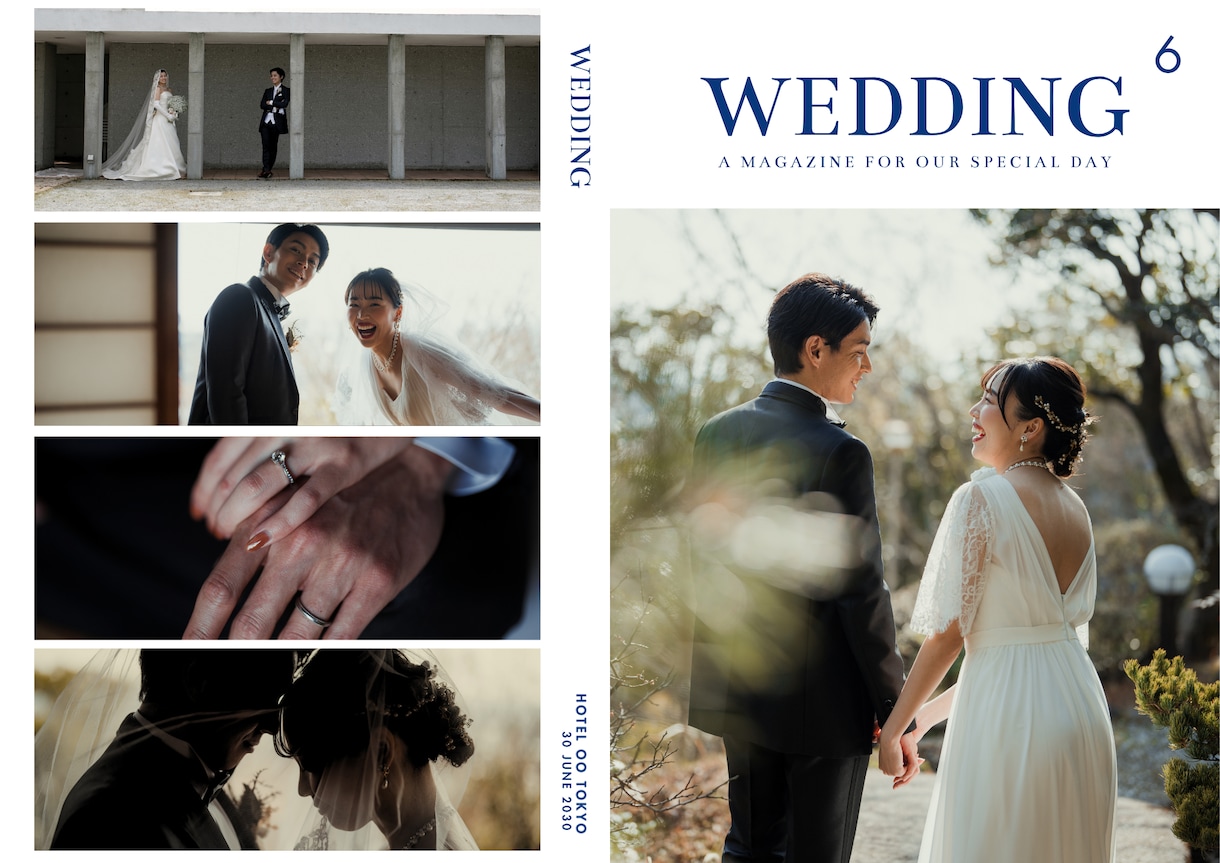 結婚式のプロフィールブック作成します 結婚式の雰囲気に合わせた、世界にひとつのプロフィールブック イメージ2