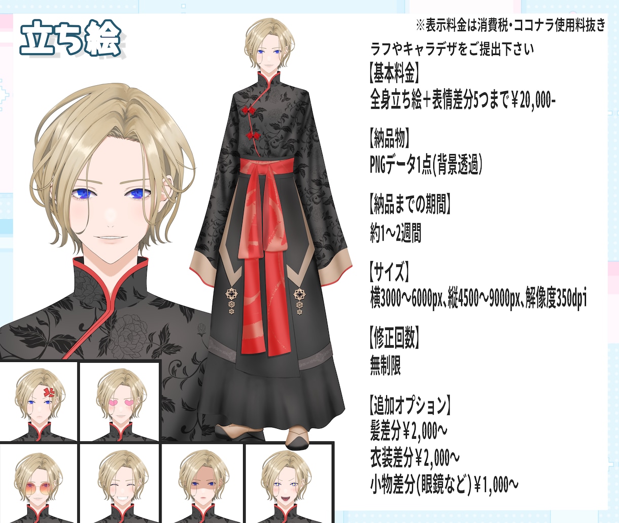 2Dキャラクターや関連のイラストを描きます 商用利用料込み！修正回数無制限！必要な分だけご購入頂けます イメージ3