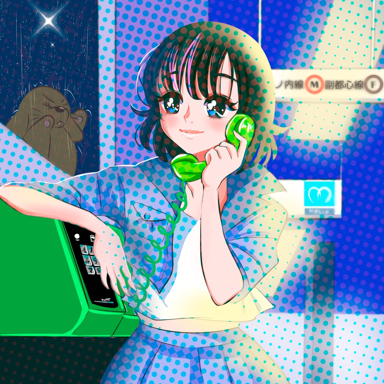 CITYPOP、80年代っぽいイラストを描きます 初心者でも簡単発注!ファッション雑誌、挿絵、表紙勿論OKです イメージ7