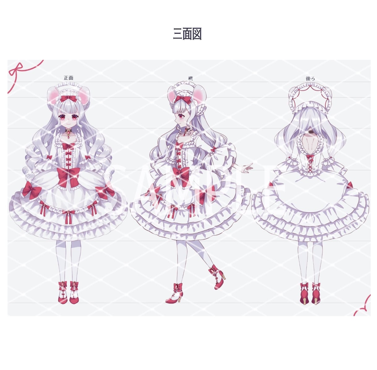 オリジナルのLive2Dモデル制作いたします デザインからモデリングまで　Vtubestubio対応 イメージ9