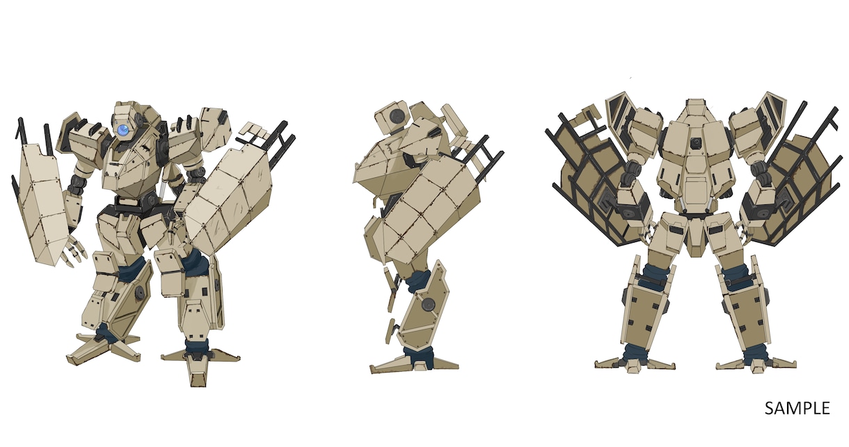 ロボット好きに刺さるメカ・ロボットイラスト描きます 設計に心、技術にアート、依頼者様の好みを捉えて最高のロボット イメージ6