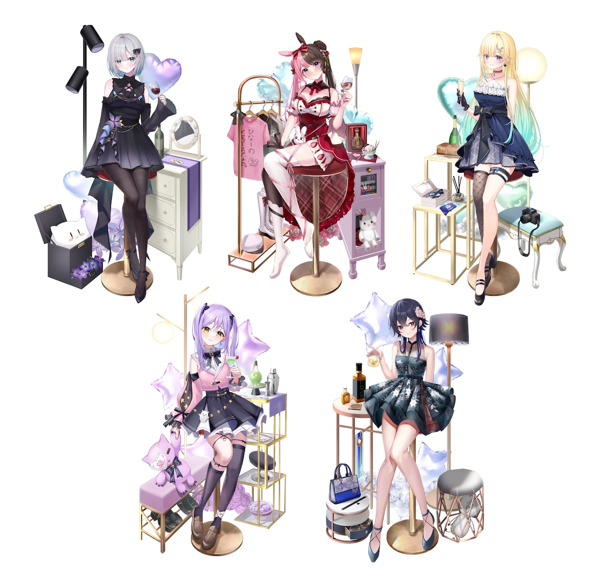 イラスト、Live2Dモデル、アイコンなど描きます 魅力的なキャラクターをお届けします。 イメージ3