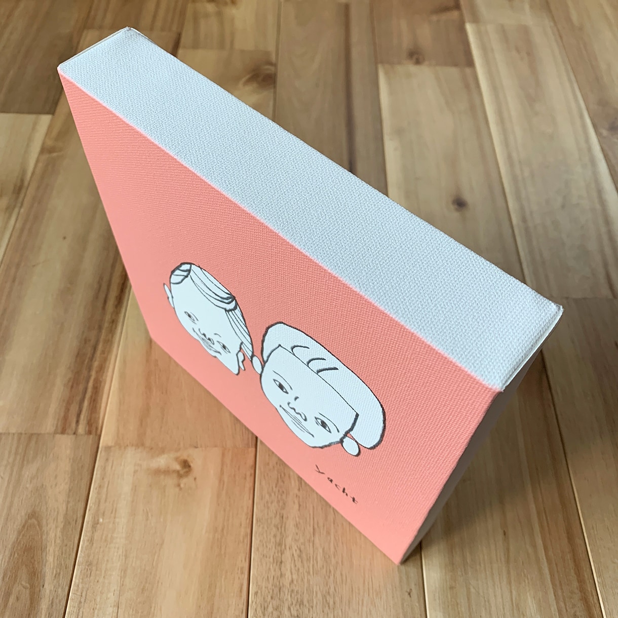 似顔絵をプリントしたキャンバスアートをお届けします 記念品にギフトに、似顔絵アートはいかがですか？ イメージ2