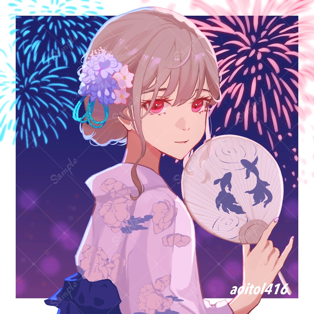 様々なアイコンイラスト制作します かっこかわいいor綺麗で優雅な人物アイコンイラスト イメージ6