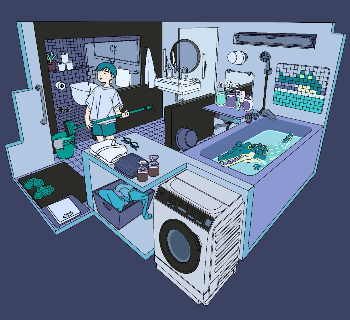 空間が感じられる個性的な創作部屋等をお描きます CDジャケット、書籍カバーイラスト等にお使いください イメージ3
