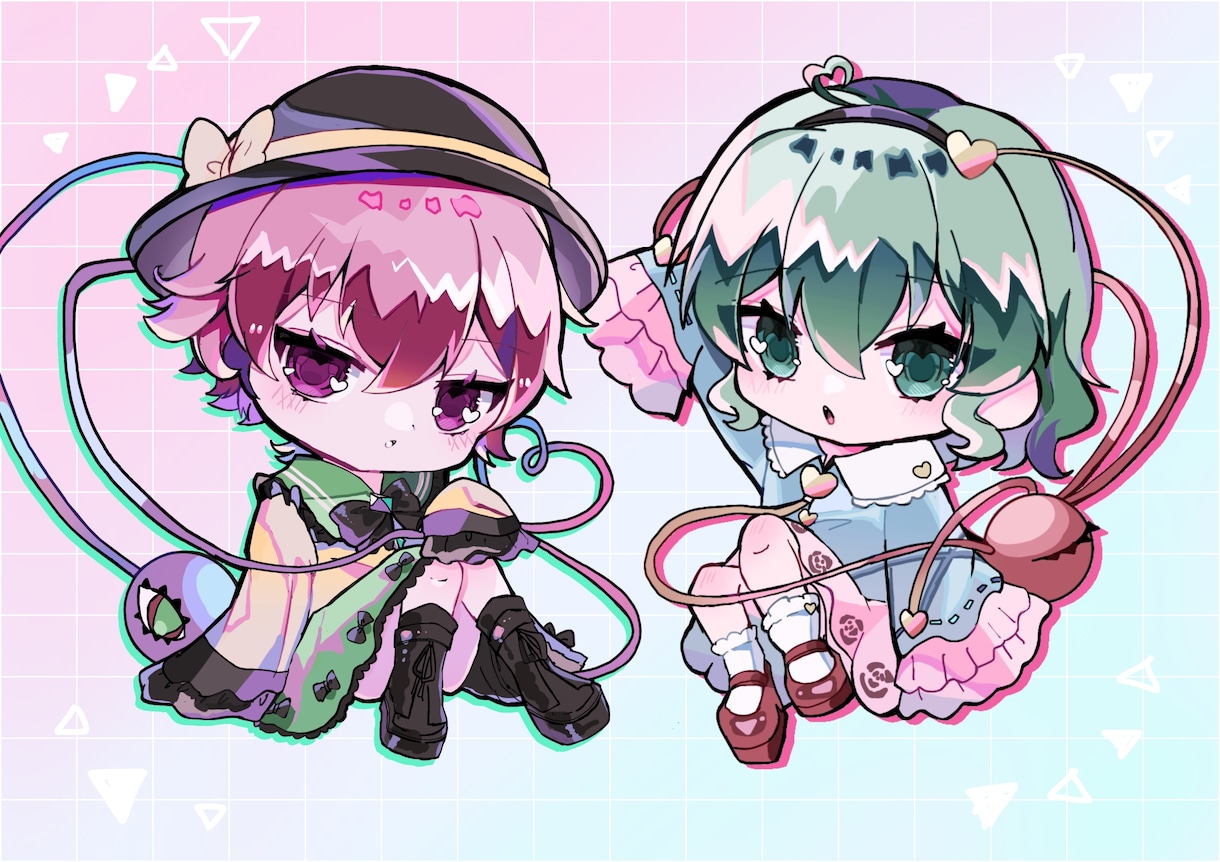 ミニキャライラストを描きます SDキャラクターのイラストを可愛く描きます。 イメージ2