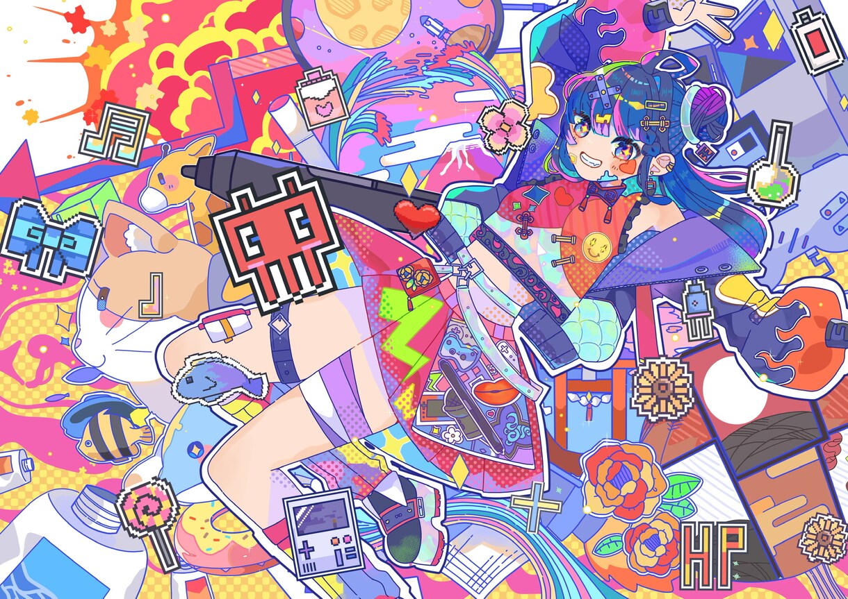 イラスト制作@可愛く描きます 色鮮やかなイラストを提供いたします。 イメージ3