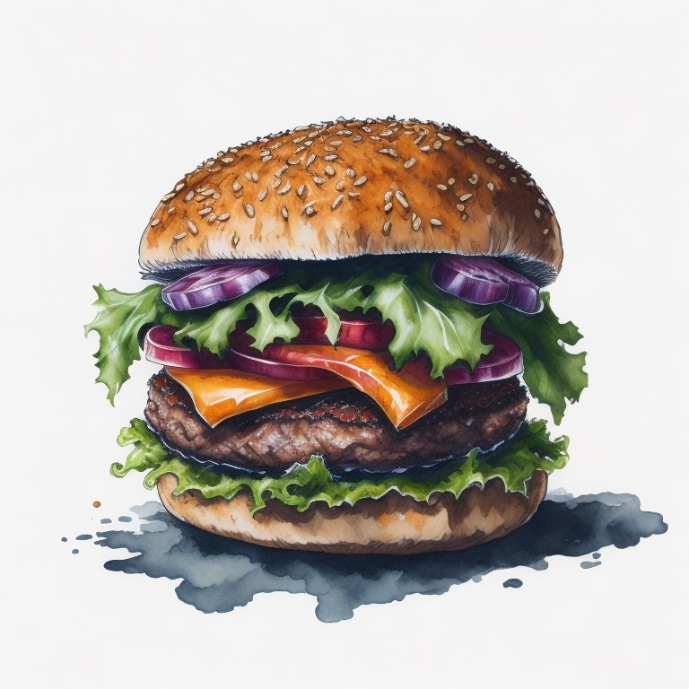 商用利用可能な食べ物の水彩画イラスト描きます 温かみのあるイラストで美味しさを届けます イメージ7