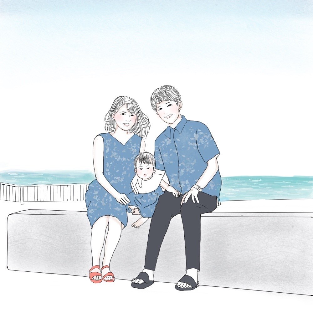 お洒落でそっくり♡思い出イラスト描きます 【5人限定3,000円☆】結婚式場、SNS、自宅でも映えます イメージ4