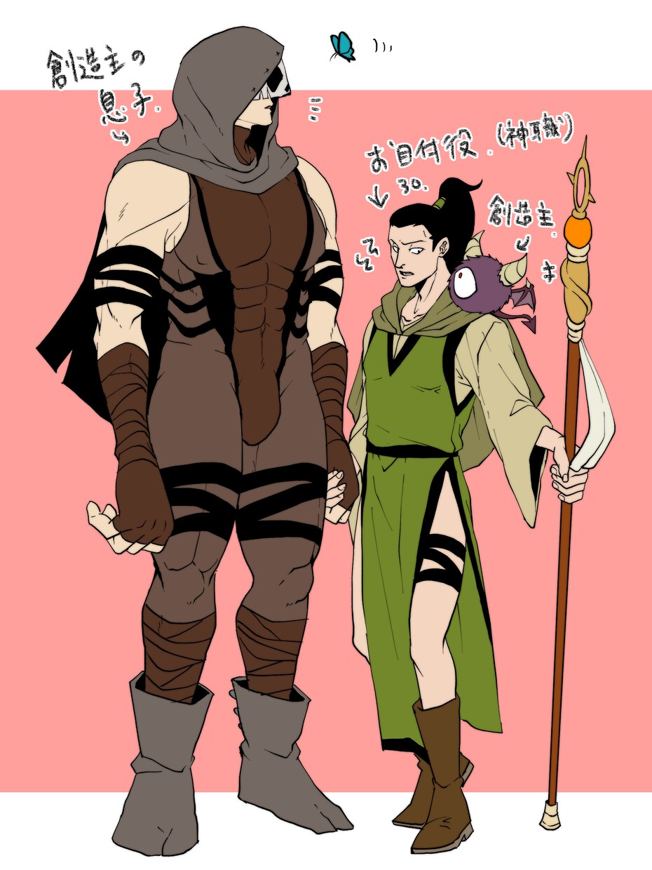創作キャラの立ち絵描きます 男性、男の子が得意です。異形も少しいけます。 イメージ3