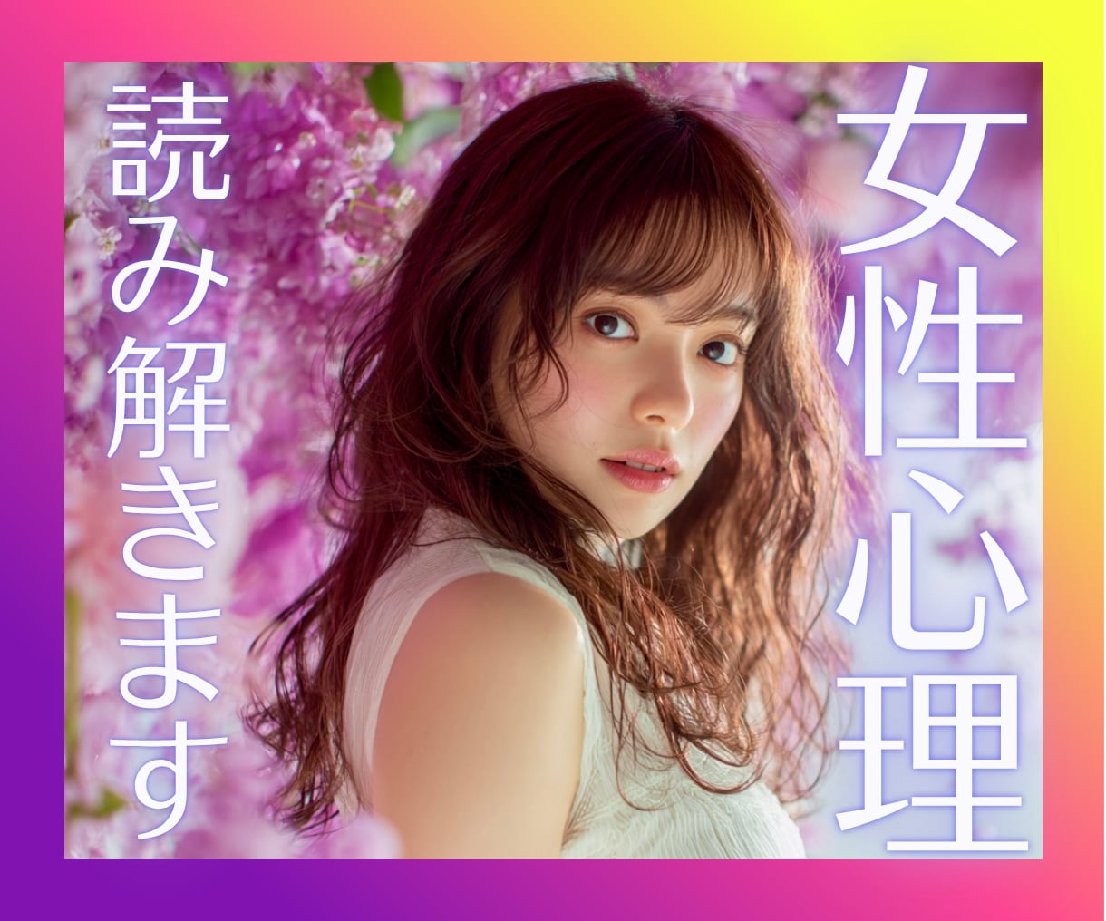気になる女性の本音や心理を丁寧に読み解きます 女心を知ると、その後の人生が変わるキッカケになりますよ♪ イメージ1