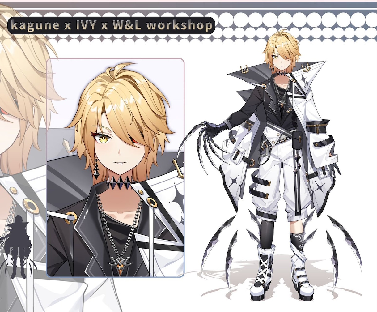 Vtuber用、高品質Live2dモデルを承ります 高品質ラフ案3案提供、修正無制限！ゲーム社在籍プロ絵師担当！ イメージ8