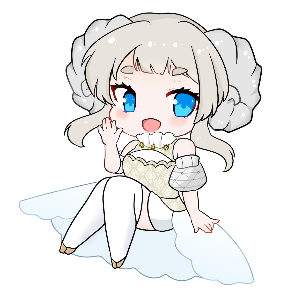 商用利用可！シンプルで可愛いイラスト描きます 表情差分付き！SNS･配信･グッズ製作などにどうぞ！ イメージ3