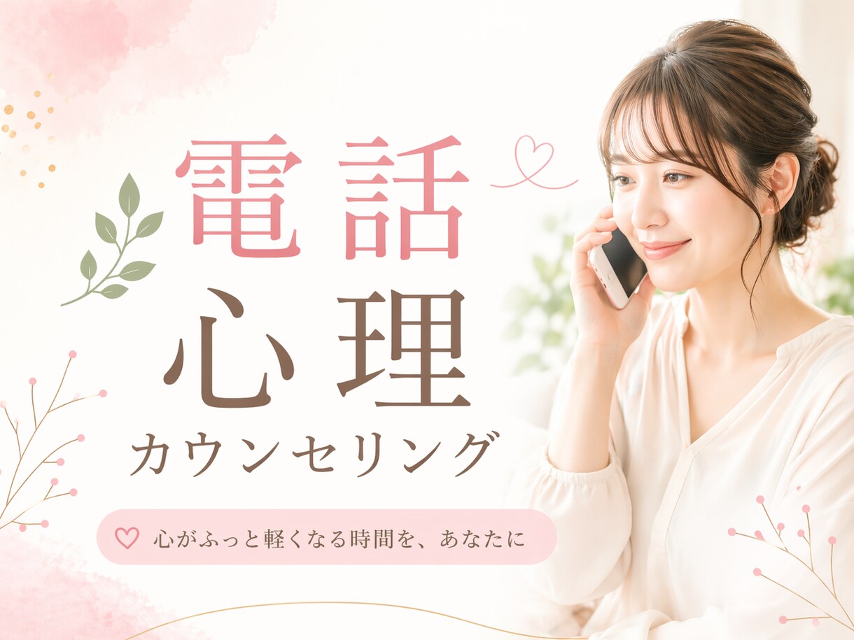 誰にも話せない悩み、お聞きします 平日昼間◎いつでもあなたの味方になります！ イメージ1