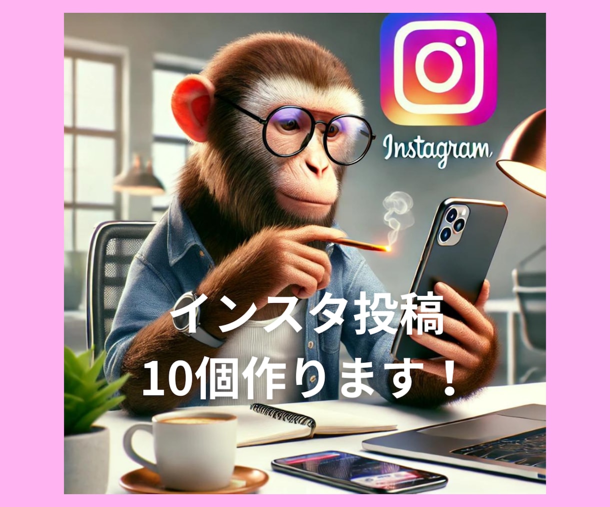 インタグラム投稿を10個作成します 次の投稿ネタにお悩みの方におすすめ！ イメージ1