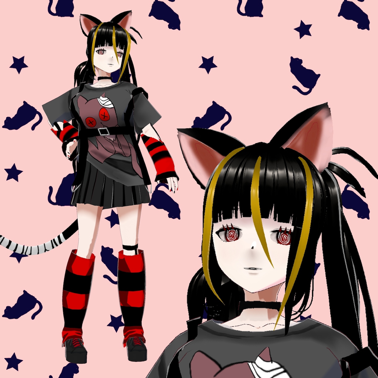 Vtuberさん向け3Dモデルつくります vroidで配信、MMDやVRchatで使えるモデル制作 イメージ10