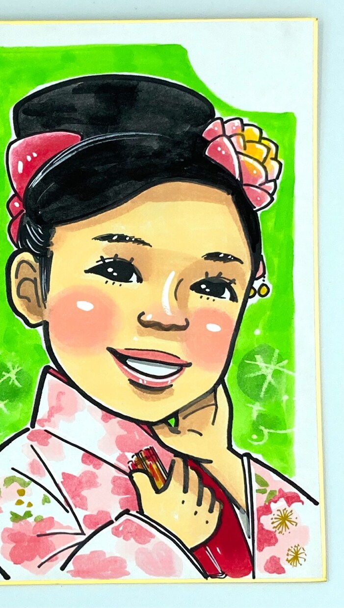 七五三の似顔絵を可愛く描きます 七五三の写真だけではなく、絵としても記念に残そう！ イメージ2