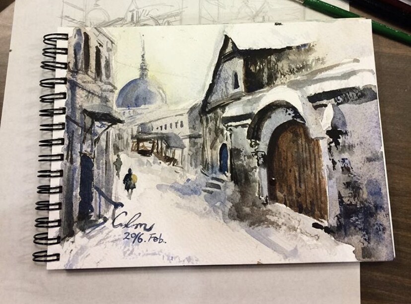 水彩絵具で似顔絵を作成します 精一杯、真心を込めてすべて手書きで作成いたします イメージ6