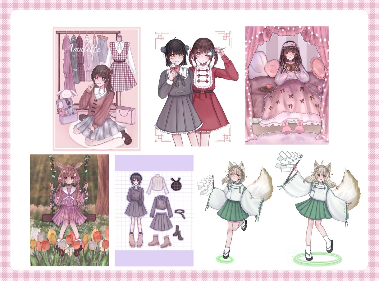 キラキラ瞳のときめくイラストをお描きします アイコンから全身イラストまでぜひお任せください！ イメージ6