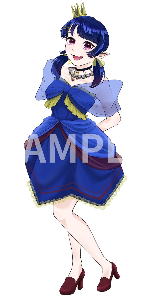 配信に使えるデフォルメ(SD)イラストを描きます かわいい配信用イラスト！離席中やちょっとしたネタに！ イメージ2