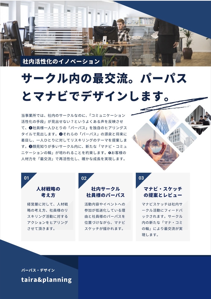 社内組織を趣味のサークル組織に例えて活性化します サークル内最交流、好き得意をベースに目標づくり、組織力づくり イメージ2