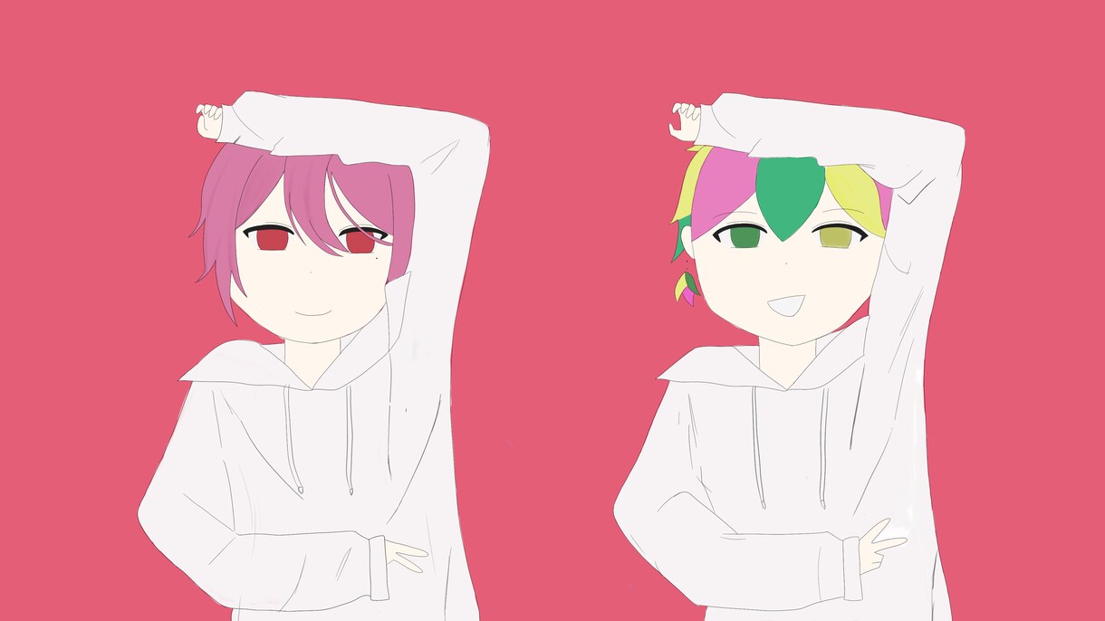 歌ってみたサムネイラスト・アイコン制作します 低予算でイラスト依頼承ります！お気軽にご相談ください！ イメージ4