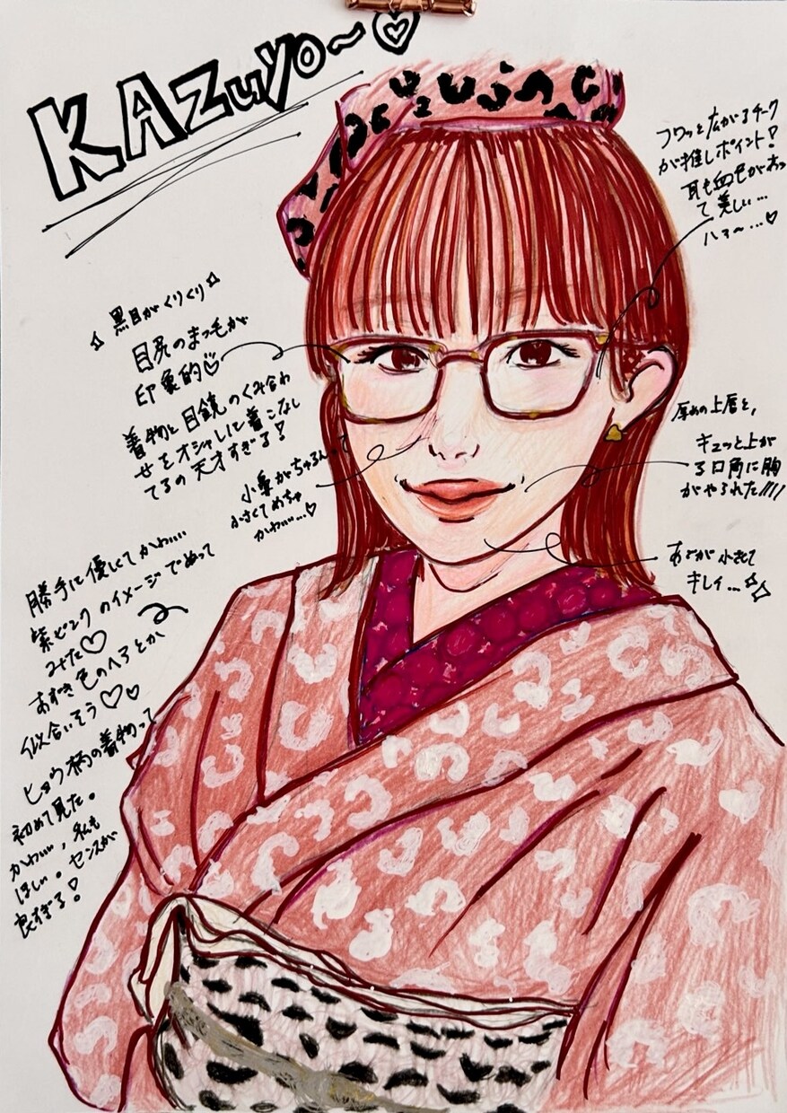 褒め顔アート/あなたの本当の魅力を描きます 自己肯定感UPは現役美容学生にお任せ！自分へのプレゼントに♡ イメージ4