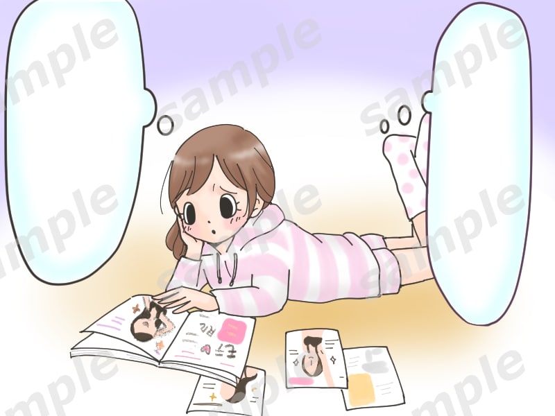 かわいいイラスト、ひとコマ漫画制作します 女性向けのおしゃれで可愛いい雰囲気のイラストを制作します イメージ5