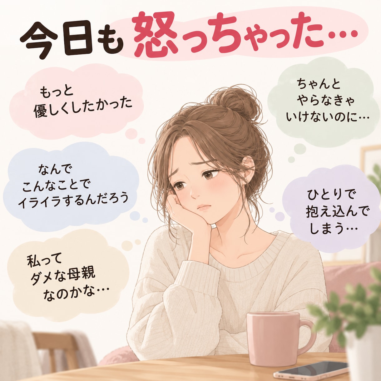 40代で出産ママの育児疲れを40代3児母が聞きます ワンオペ・イライラ・誰にも言えない愚痴もOK イメージ2