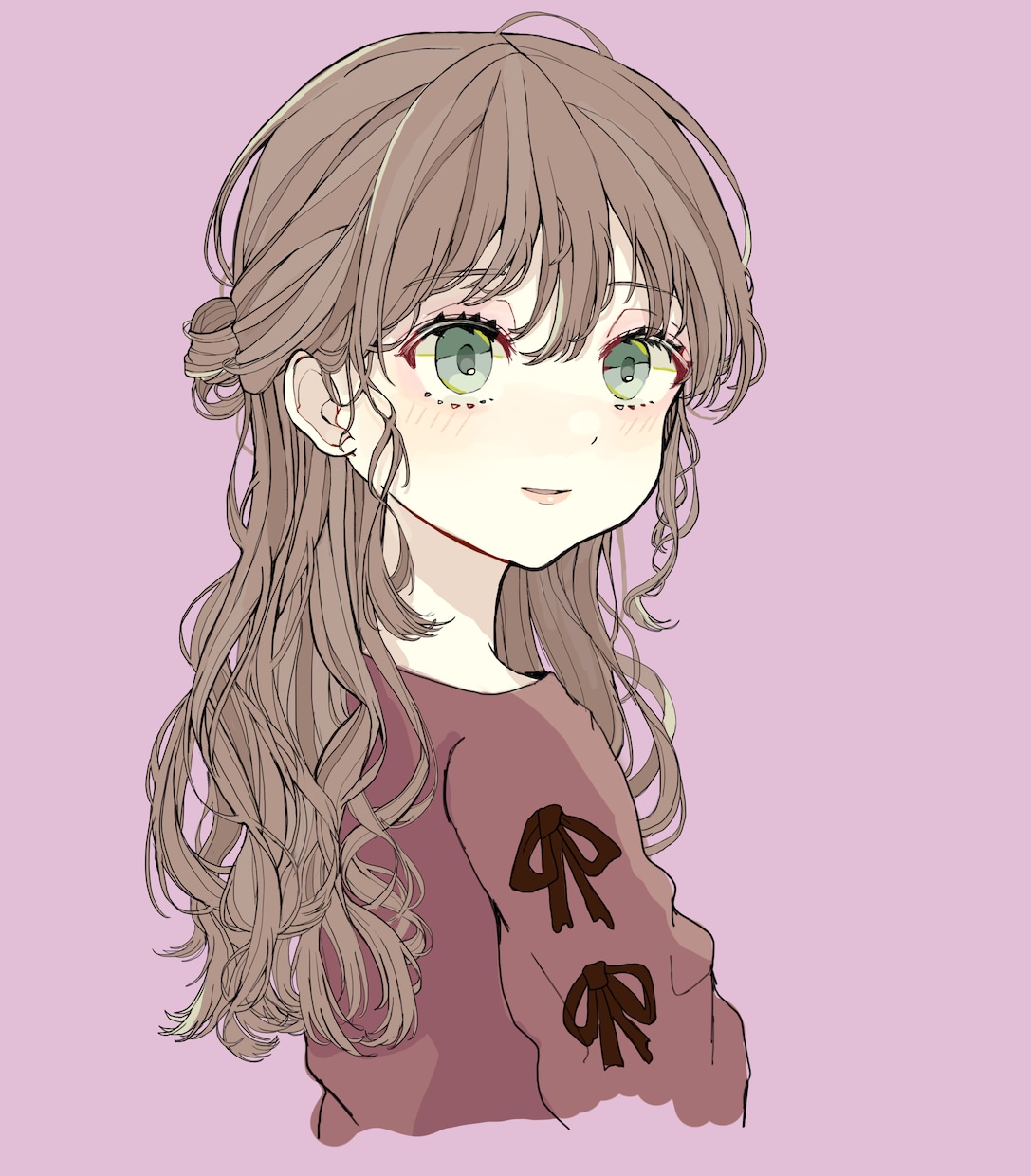 可愛い女の子描きます 髪の毛にこだわった女の子のイラストを描きます イメージ4