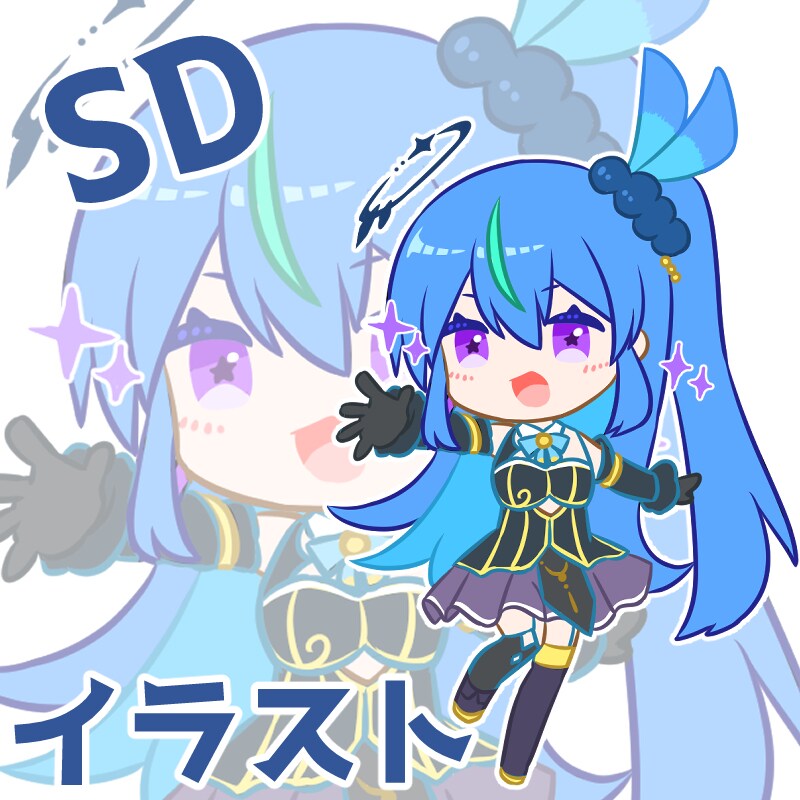 即対応可能！アイコン・ヘッダー描きます X(旧Twitter)やyoutubeのアイコン等描きます イメージ1
