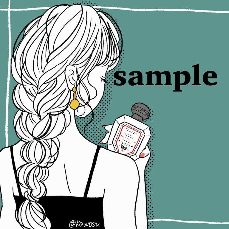 シンプルでキレイ目なイラストを作成いたします 大人っぽいお洒落な絵柄に仕上げます。 イメージ2