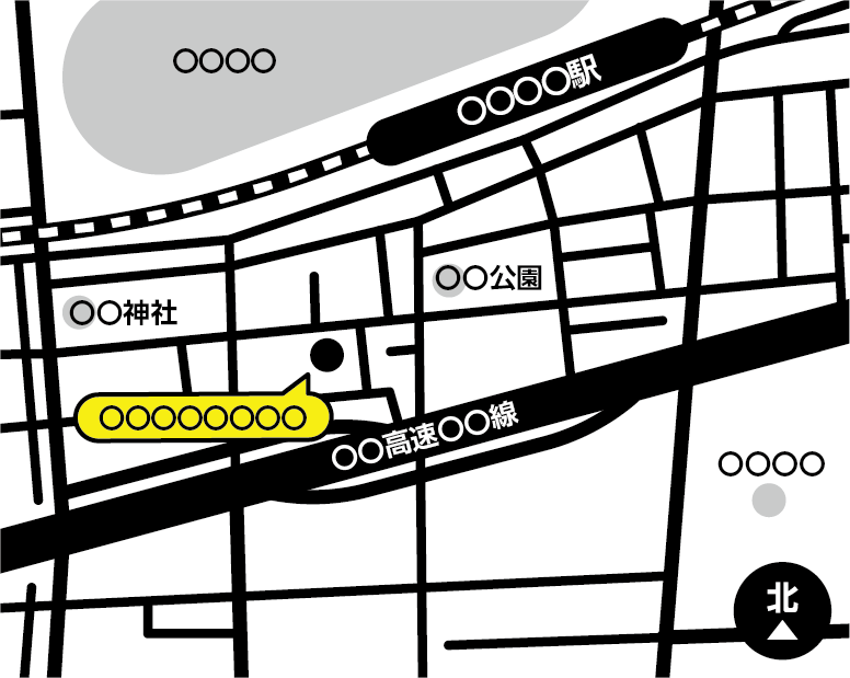 オリジナルMAPを作成します チラシやHP、名刺など幅広く使えるMAPをオリジナルデザイン イメージ3