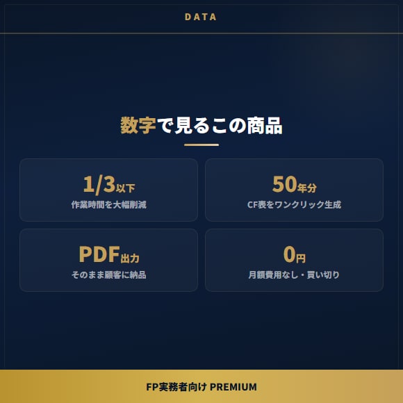 顧客満足度が上がるFP専用の提案ツールを提供します 顧客の前でそのまま使えるブラウザ完結型ツール イメージ7