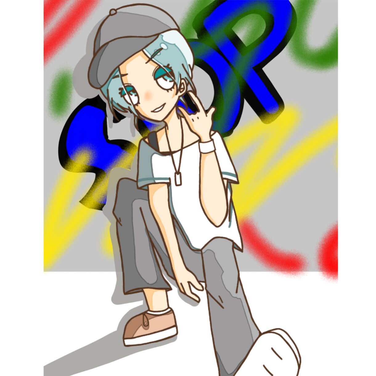 可愛いポップな獣人・人間イラスト描きます 皆様の"好き"をイラストに 可愛いポップなイラストです イメージ4