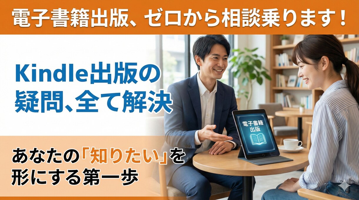 電子書籍出版に関するご相談に乗ります あなたの想いを本にしませんか。 イメージ1