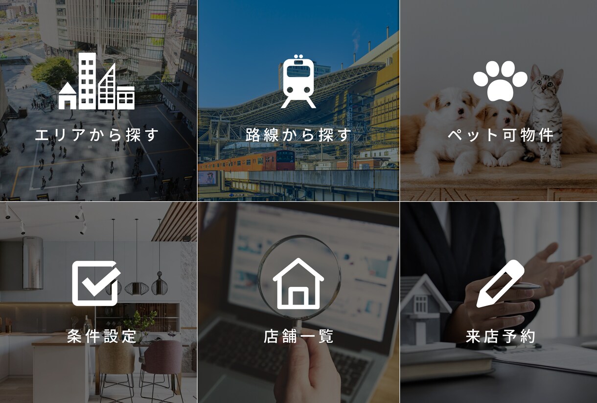 公式LINEアカウントのリッチメニュー作成します 迅速かつ丁寧な対応を心がけてます。 イメージ3