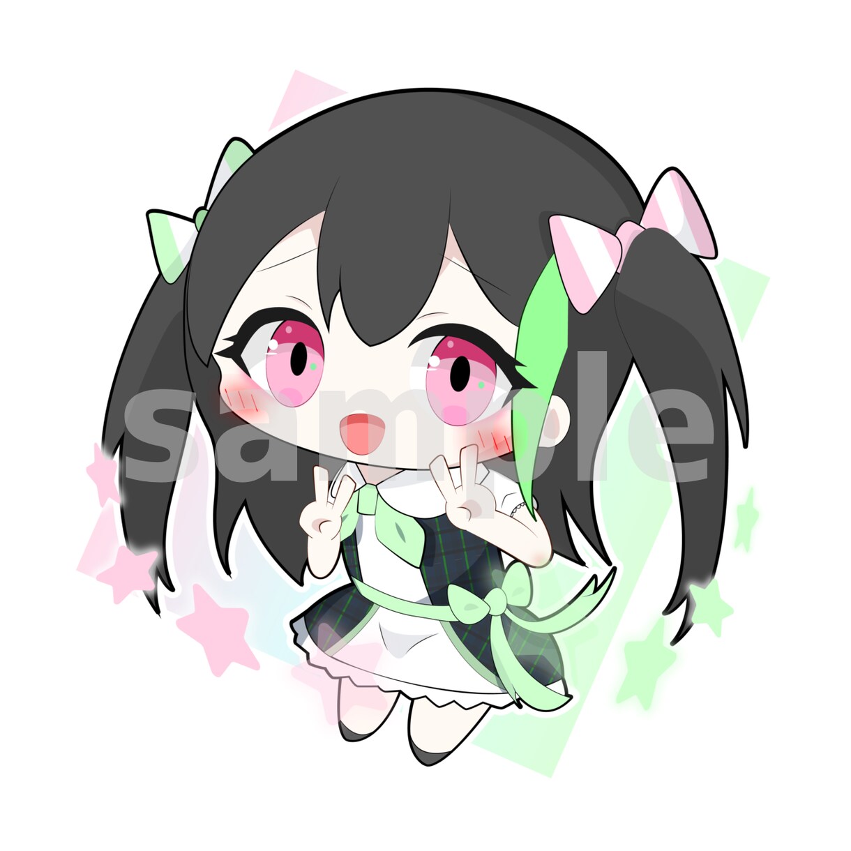SNSで使える！ミニキャライラスト制作します SNSのアイコンにぴったりな、萌えるかわいいイラストです！ イメージ10