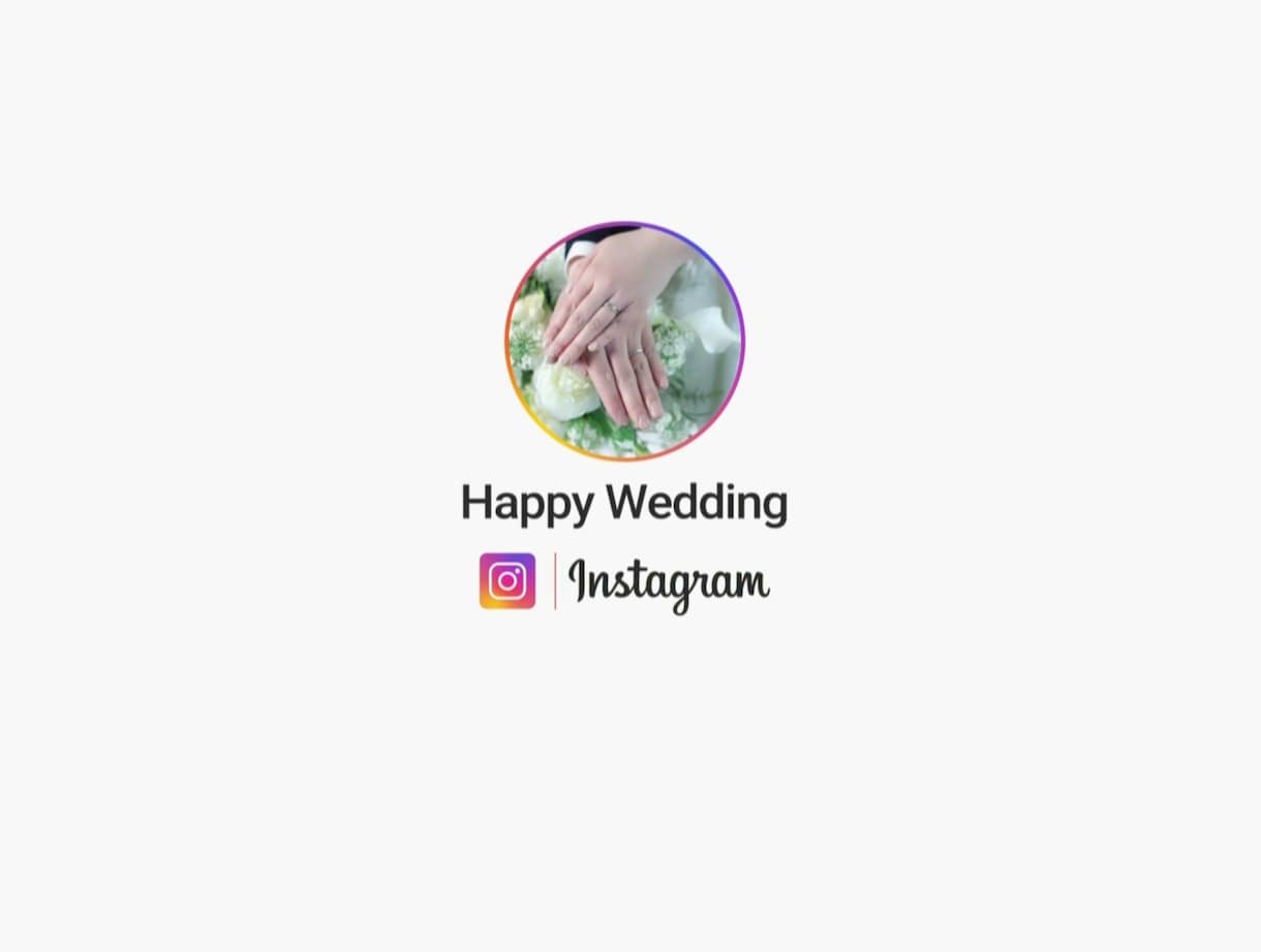 結婚式オープニングムービー(インスタ風)作成します ISUM申請◎修正無制限！ポップなオープニング♪ イメージ10