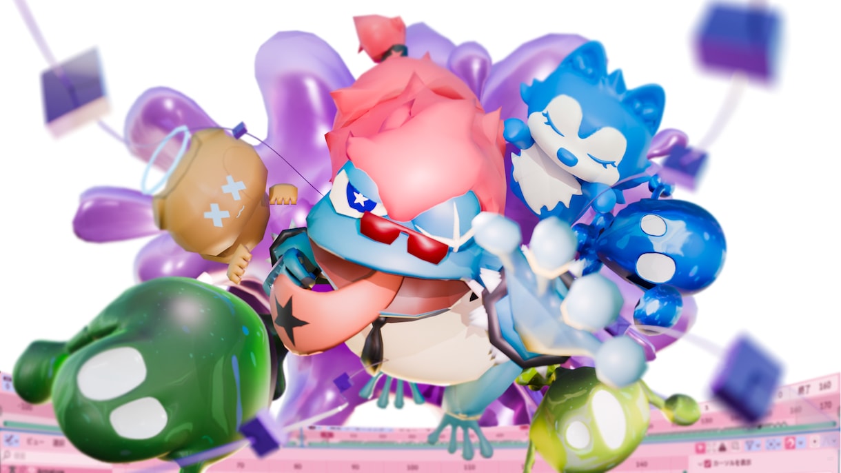 3Dプリンター・ゲームのモデル作りますます イメージをモデリングし、ご希望の形式でお渡しします！ イメージ1