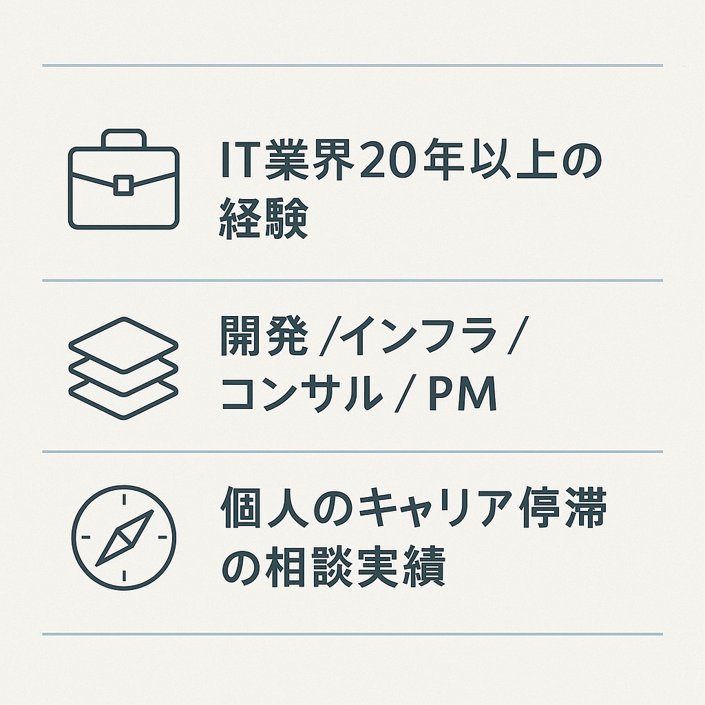 30代のITキャリア停滞を整理します 停滞の原因を言語化し前進へ導きます イメージ3